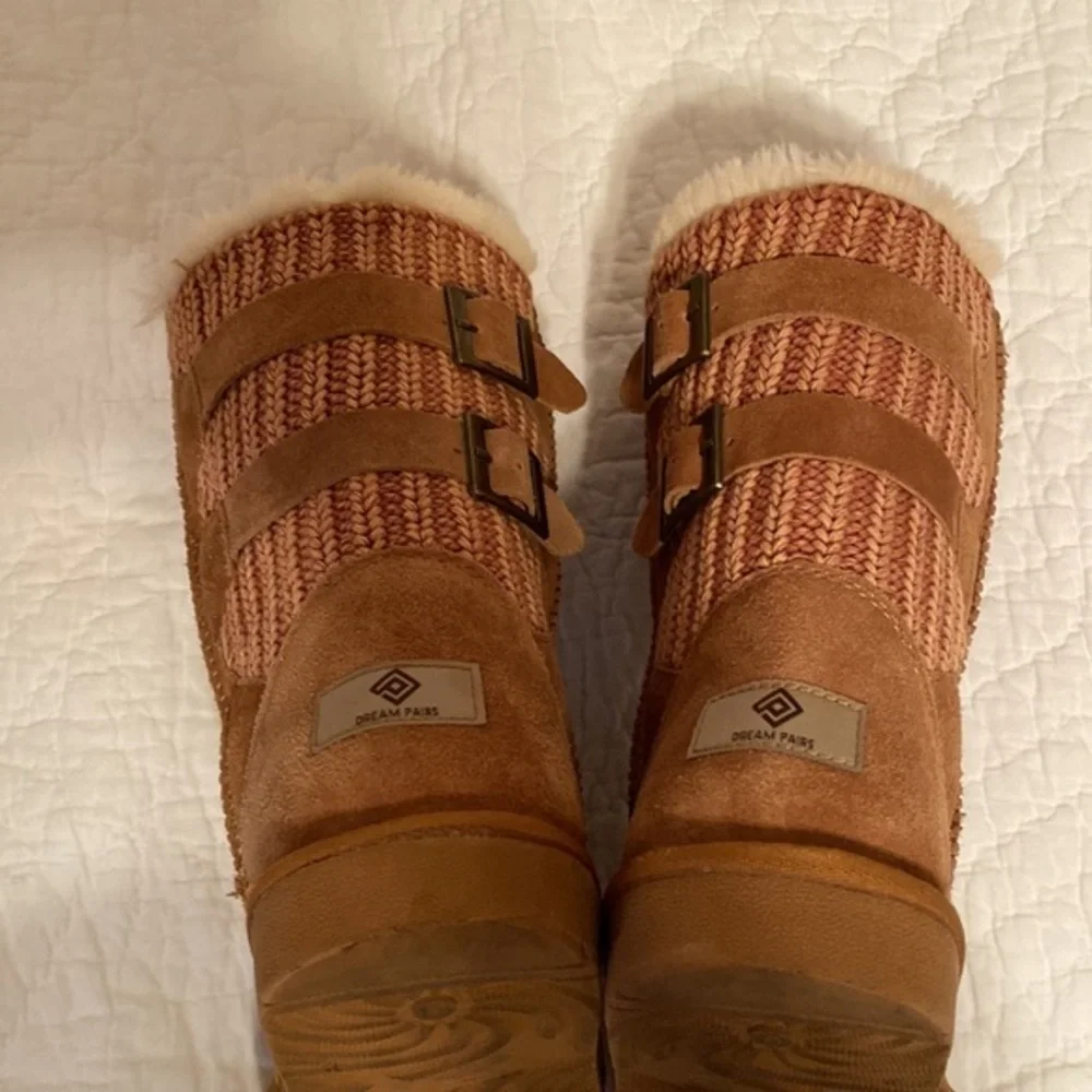 Dream Pairs‎ Suede fur boots